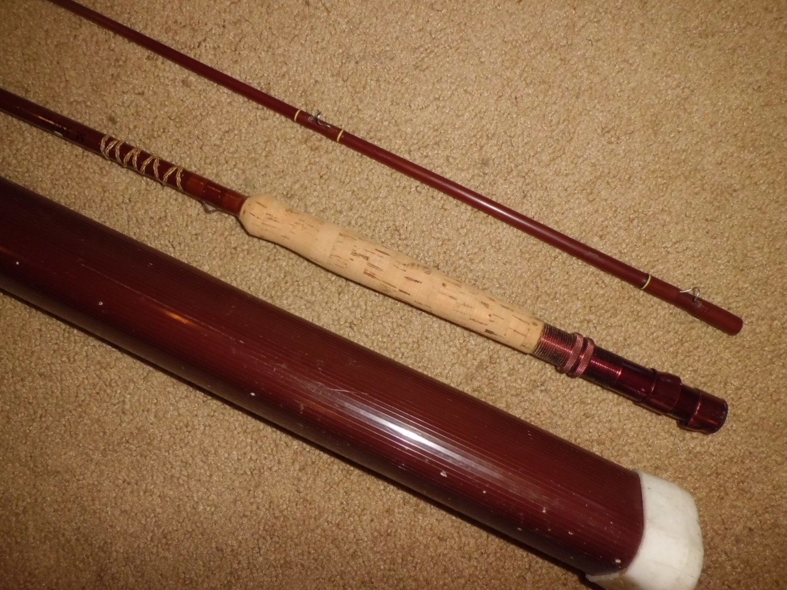 Vintage FENWICK Feralite FF857 Fly 8′ 6″ Rod made in USA- 7 wt #M185734