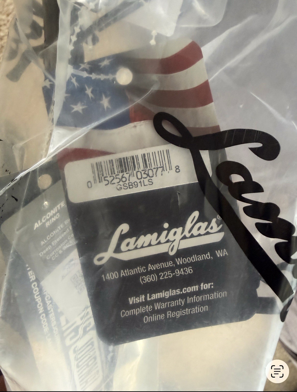 Lamiglas GSB91LS 9 ft Moderate Action Black Fishing Rod Alconite Ring