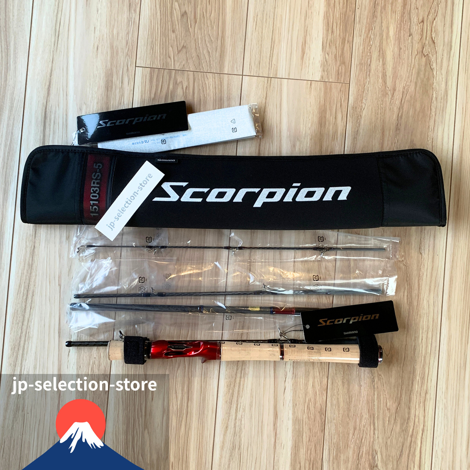 Shimano Scorpion 15103RS-5 Baitcasting Rod for Bass JDM Multi-Piece Travel Rod