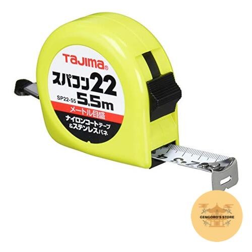 Tajima SP2255BL Tape Measure 5.5m x 22mm Nylon