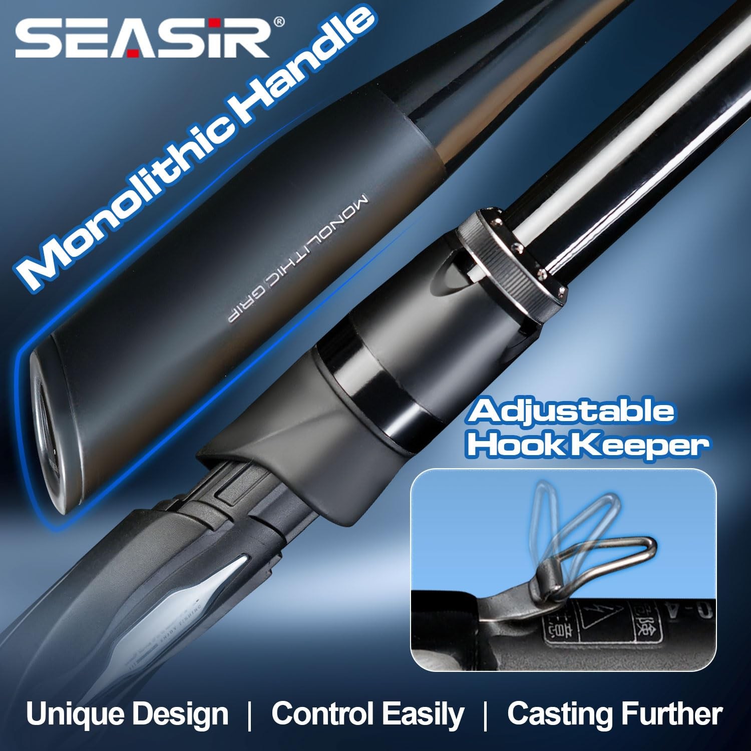Seasir Overcast Saltwater Fishing Rod Freshwater Spinning Rod 66/76/8/86 2