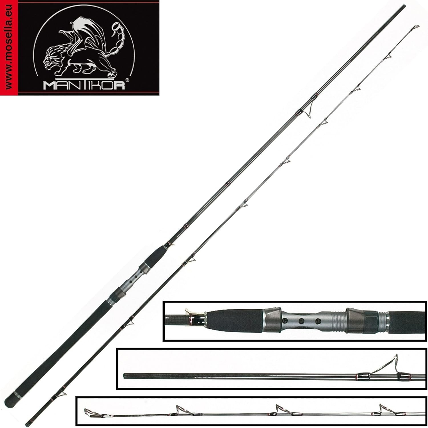 Spinning Rod by Mantikor for Spinning Fishing on Walleye & Pike Length: 240cm 80G