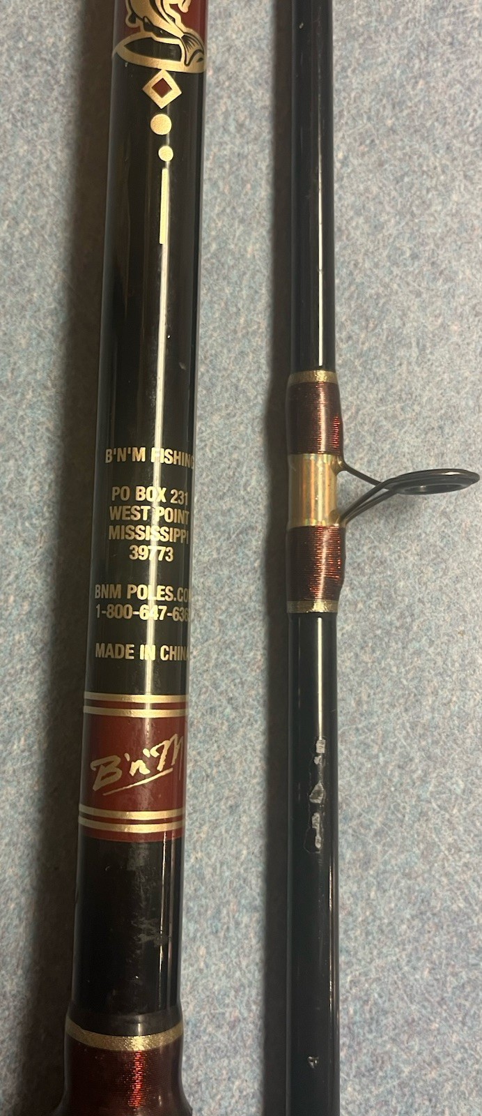 BnM SilverCat Fishing 7’ Scat 70S-M Spinning Catfish Rod Medium Action 2 Piece
