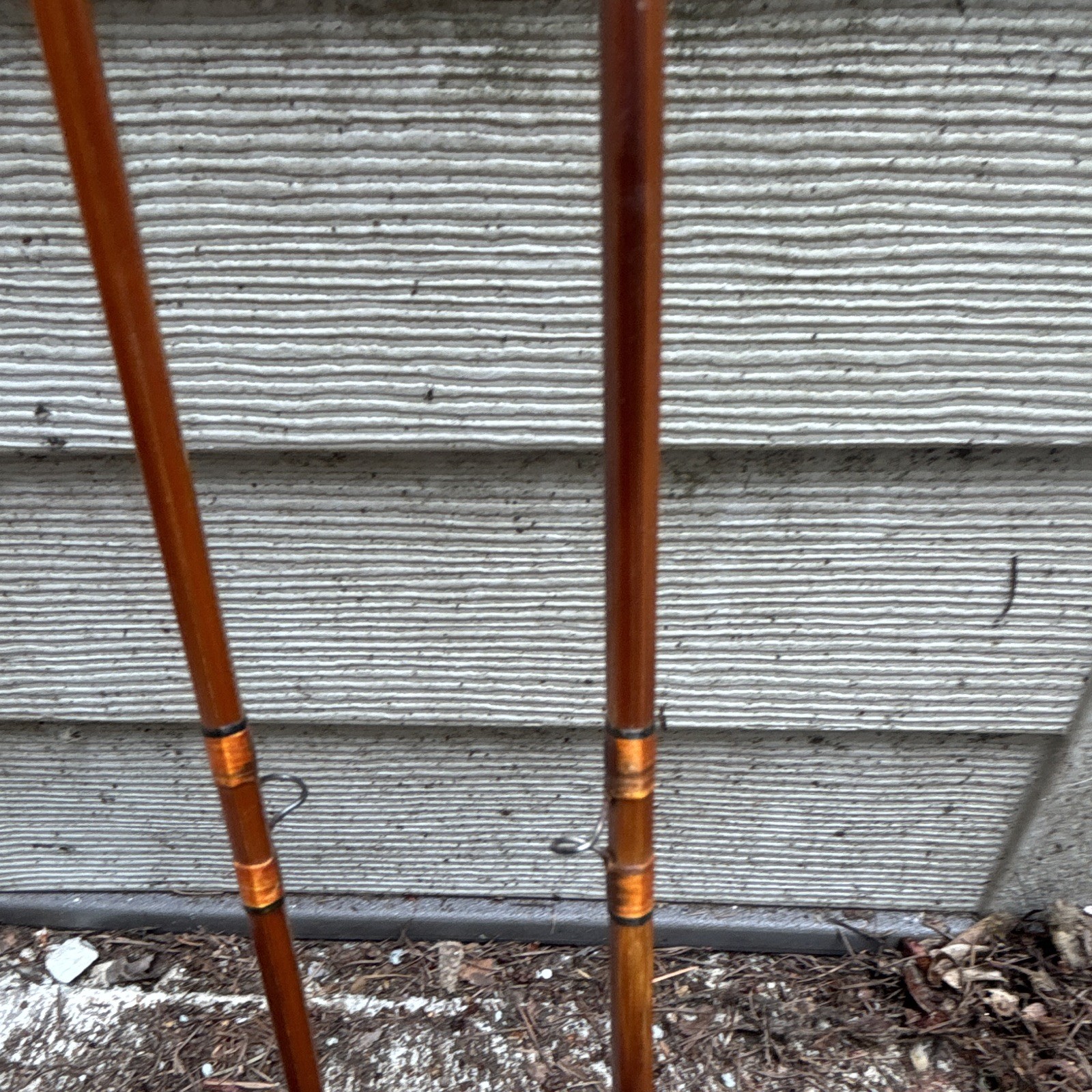 Wards Thoroughbred 9ft 4pc Split Bamboo Casting Rod never used original case