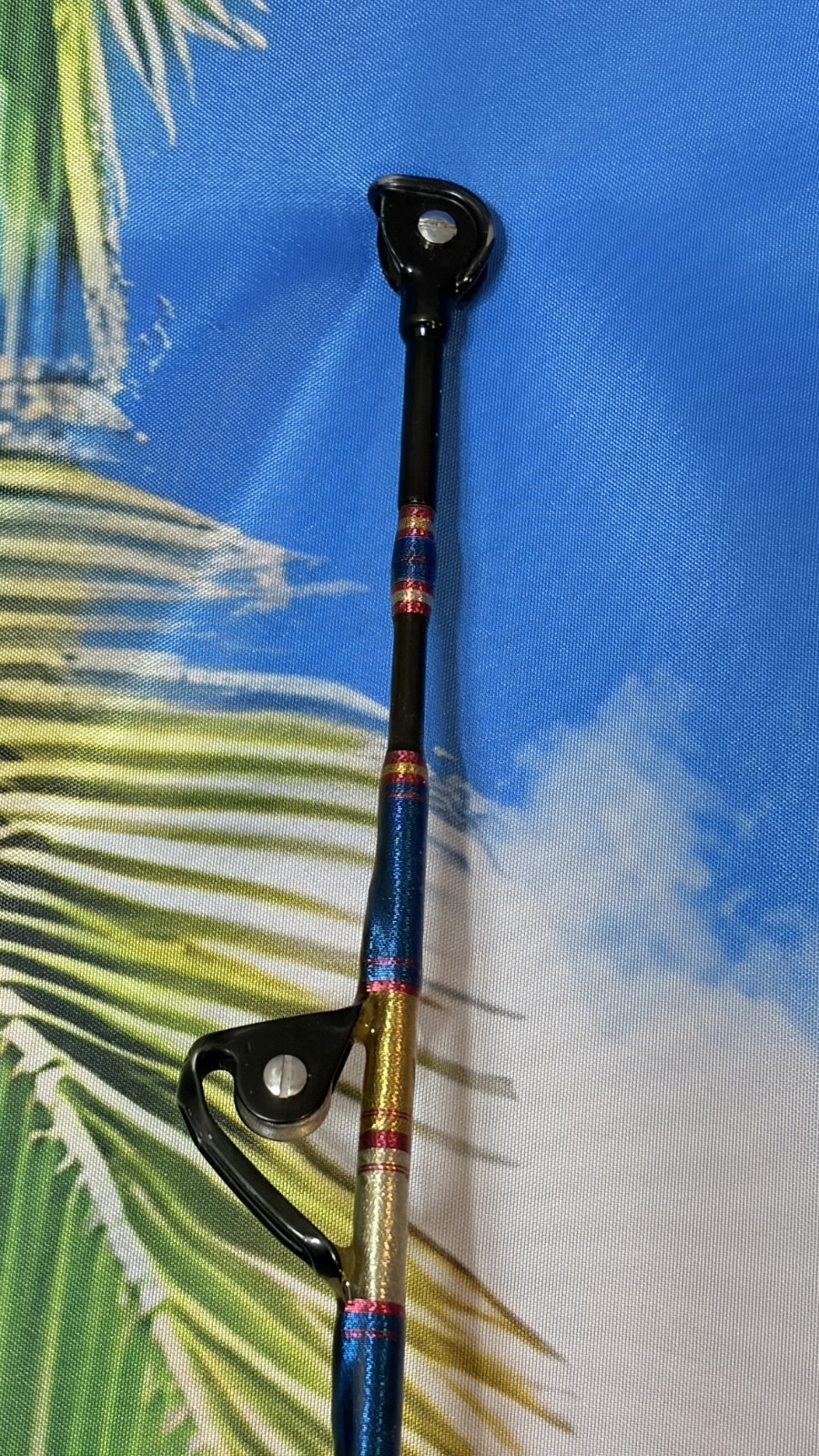 CALSTAR 74″ BT-6460-H Custom The Longfin 80lb Roller Guides Saltwater Tuna Rod