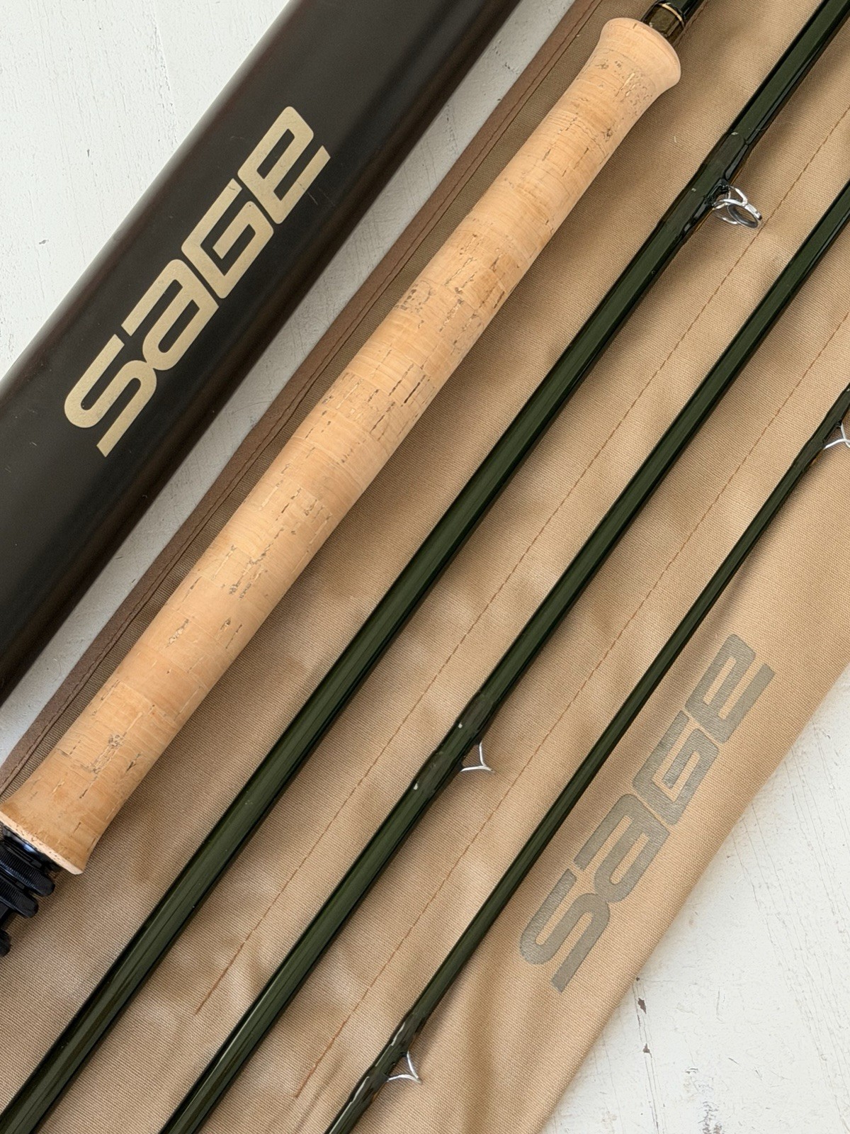 **BEAUTIFUL** 🔥 SAGE Z-AXIS Switch/Spey 8wt. 12’9”~4pc FlyRod!! ~LEGENDARY~ 🔥