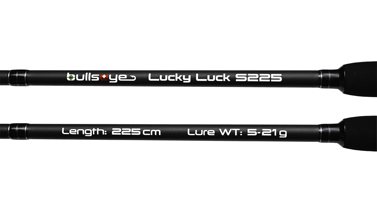 Bullseye Finesse Rod Ultra Light Lucky Luck Spin 2.25m 5-21g Finesse Light Rod
