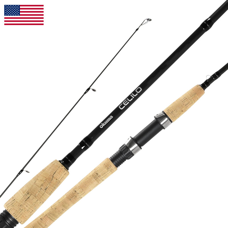 Okuma Celilo Graphite Lightweight Ultra Light Freshwater Rods Ce-S-662Ulb Black