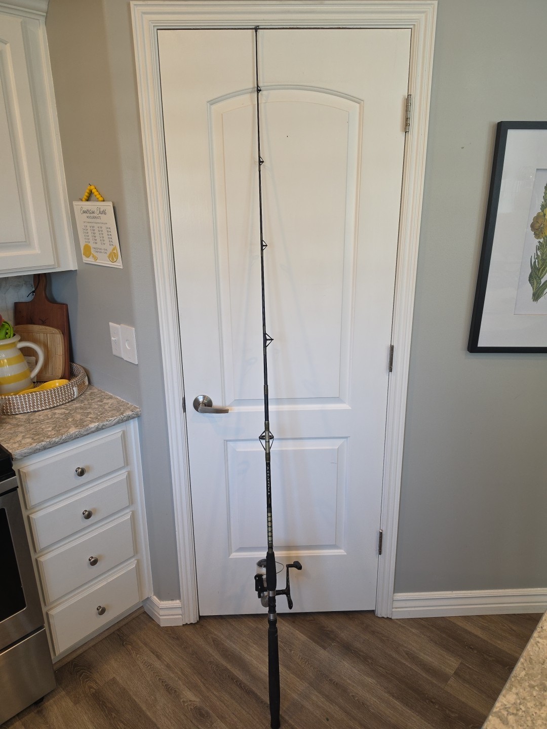 Quantum Trophy Big Water 7’0″ Spinning Rod QTS702MHB 2Pc 15-40lb W/ QT60 Reel