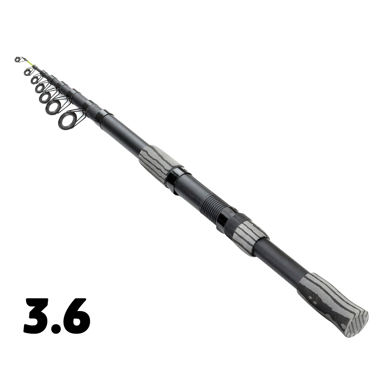 2.1M-3.6M Shrinkable Design Portable Telescopic Fiberglass Fishing Rod