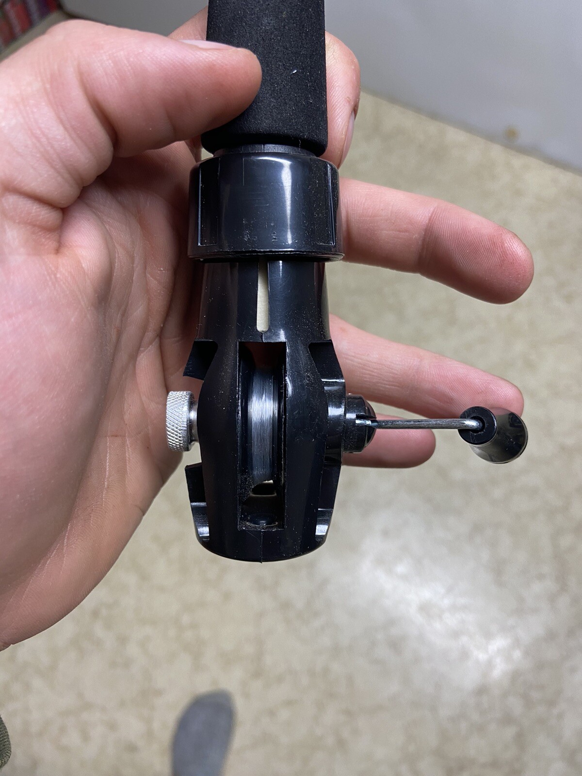 Custom Graphite Ice Fishing Pole