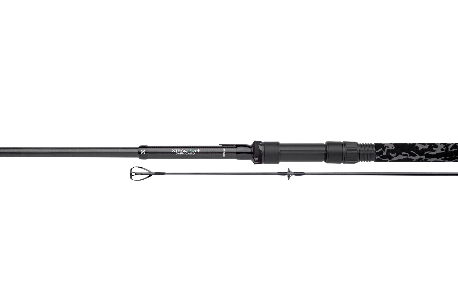 NEW 2025 Sonik Xtractor+ DARK CAMO Carp Rods – All Sizes – (AC0161 – AC0165)