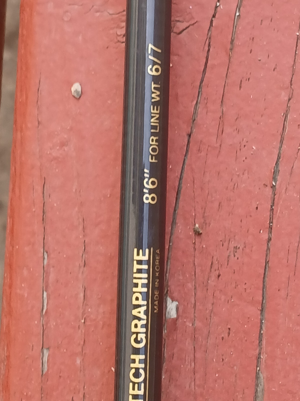 Cortland Fairplay Fly Fishing Rod 8’ 6″ (2) Piece 6/7 Wt Graphite/Composite EUC