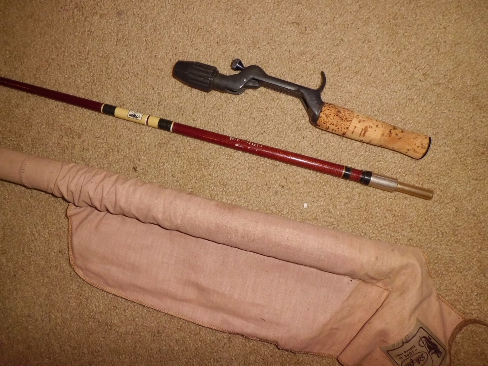 Vintage Silaflex PT110 Baitcasting 6′ Rod made in USA- 12lb test