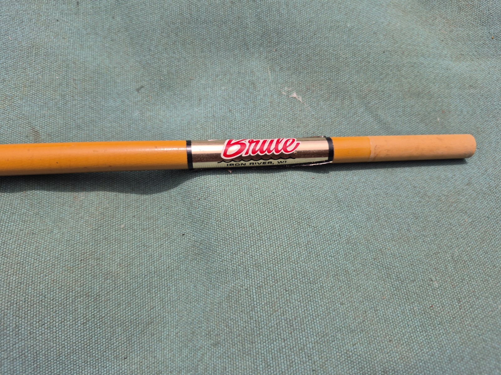 Rare VINTAGE BRULE ARISTOCRAT 6′ 3″ Fishing Rod Plano Case Wisconsin Made