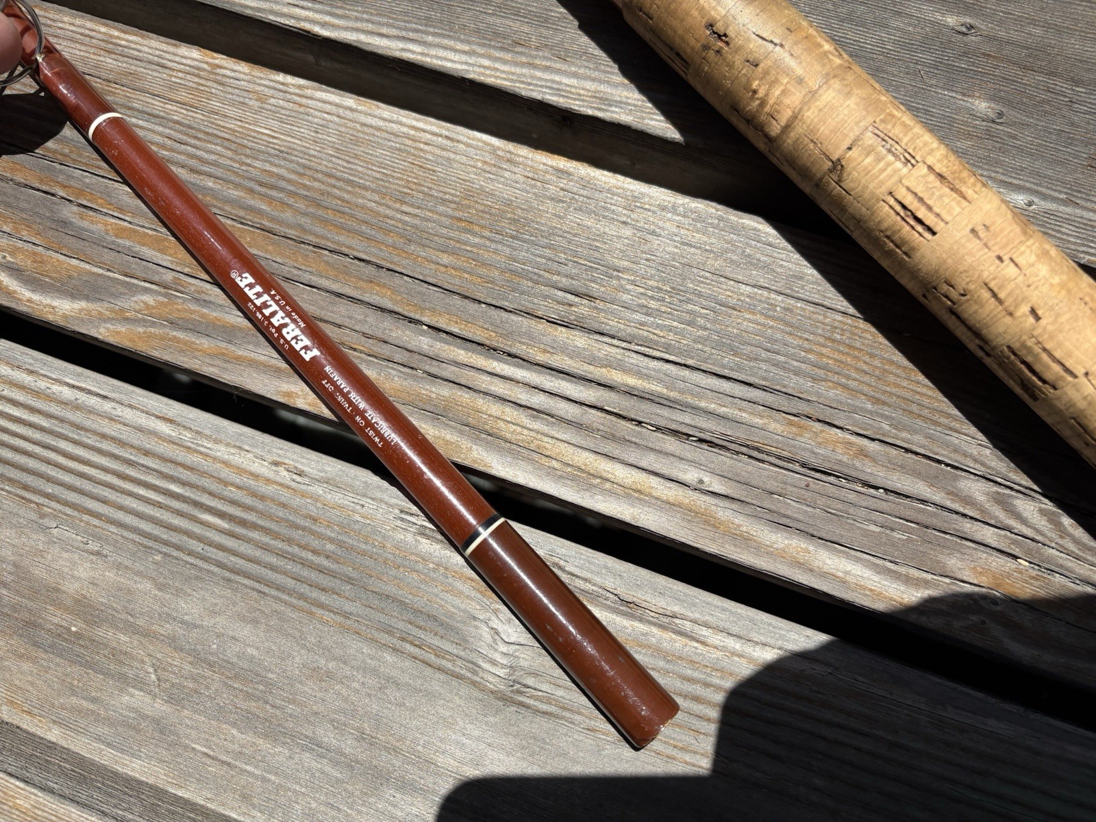 Vintage Fenwick PLS75 7 1/2′ Fishing Rod/Pole With Hard Carrier