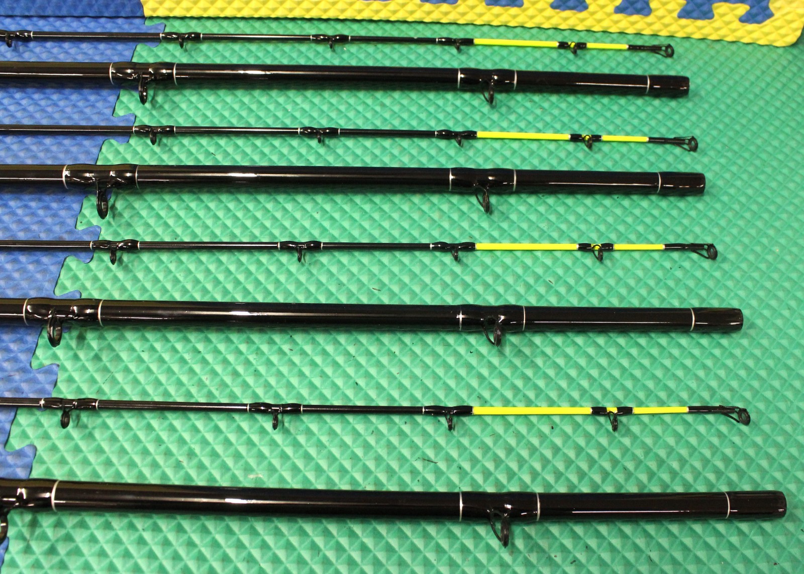 Okuma Classic Pro 10′ 0″ Mooching Rod Chartreuse Tip CPM-10M-CT 4-Pack!
