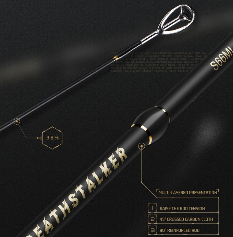 1.68M 1.8M Rods Spinning Casting Rods Poles Lure Fishing Rod Carbon Fiber Pole