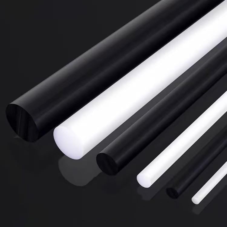 2Pack Round Acetal Copolymer Rods – 3/4 -Inch Diameter and 12-Inch Length Opa…