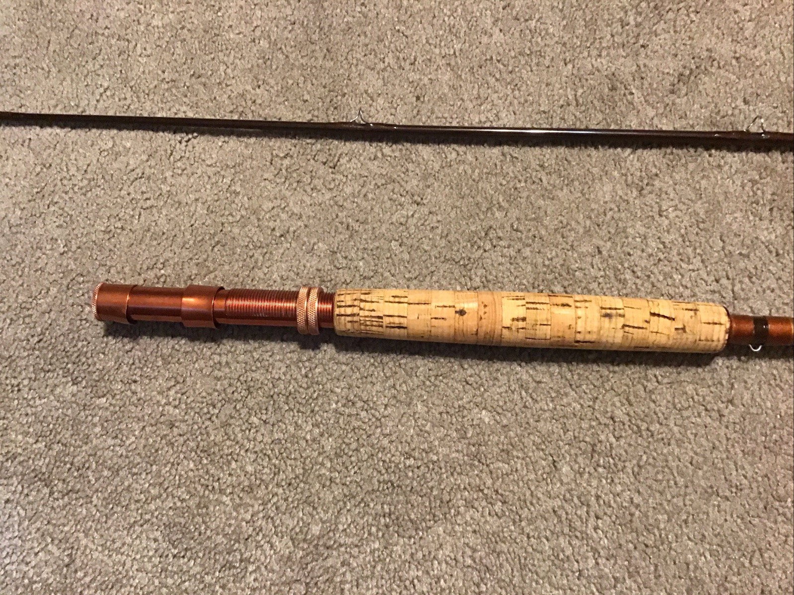 Scientific Anglers System 6 Fiberglass Fly Rod 8’1”6wt Tube & Sock NICE Lot A3