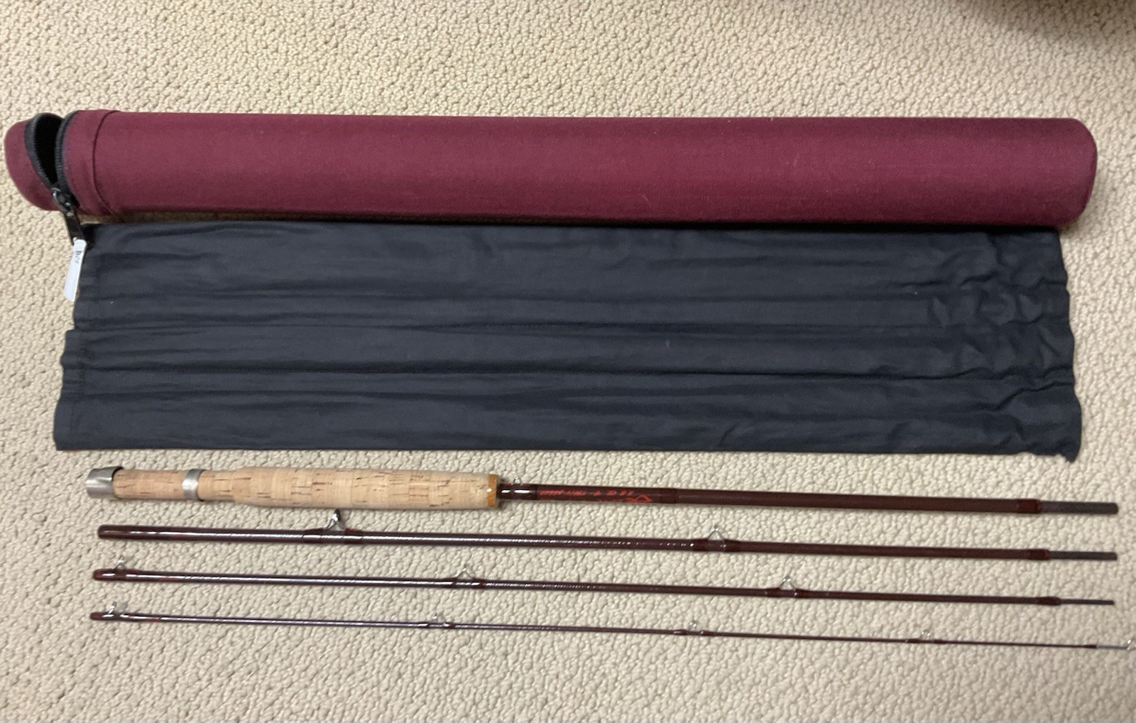 Vintage Scott F794/4 Fly Rod 7’10” 4wt 4pc Brown Fiberglass **NICE**