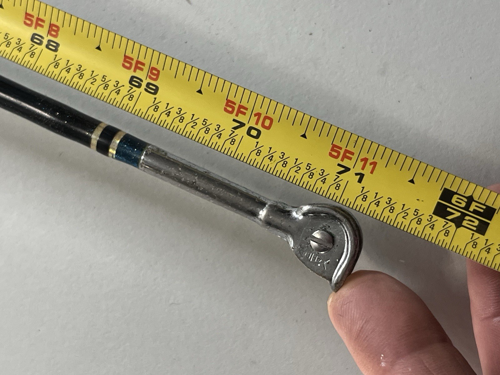 Jesse Buky Custom Built Wrapped Heavy Duty “KatNap” Vintage Fishing Rod 6′