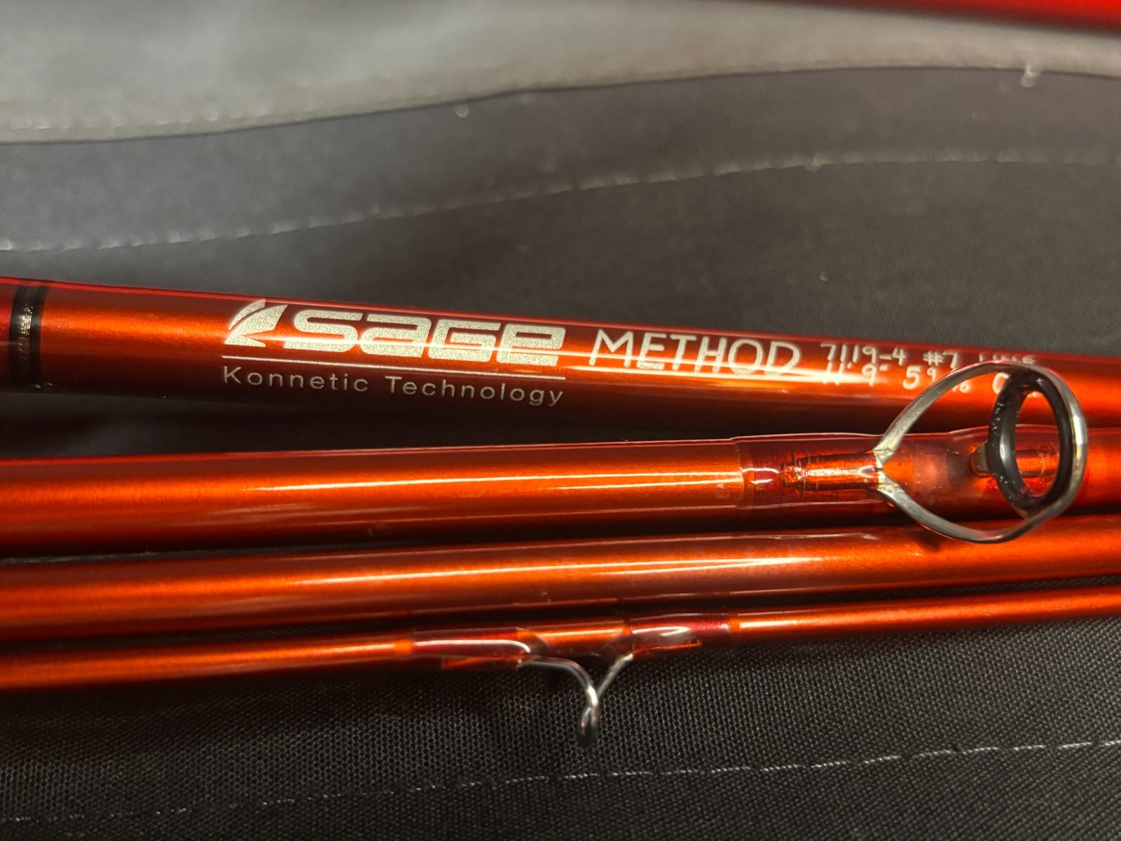 SAGE METHOD 7119-4 11ft 9in 7wt 4pc Excellent Condition /Serial AJ25479