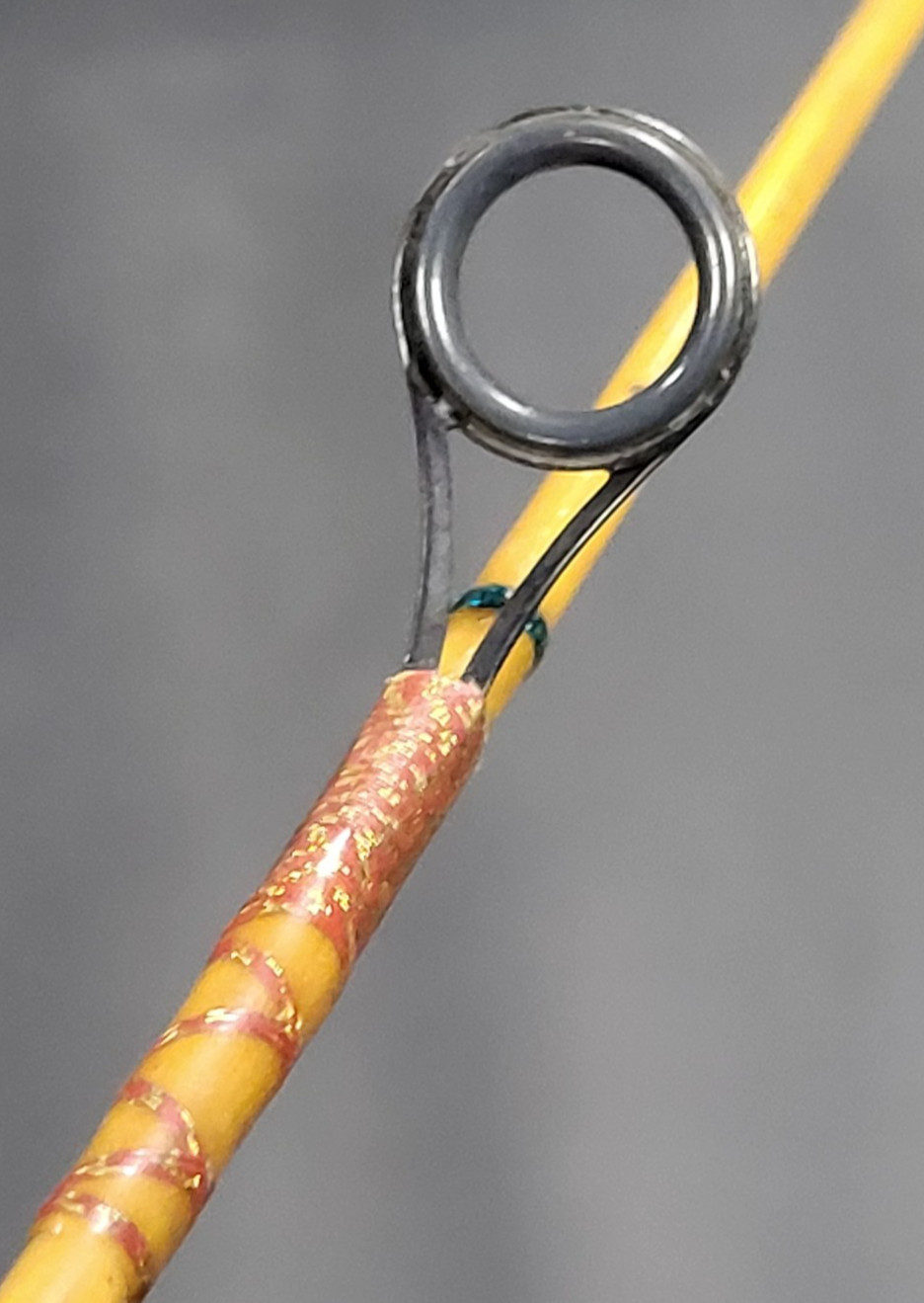 Custom Built Handmade Trolling Fishing Rod, 7 Guides, 7 ft., Foam Split Grip, EX