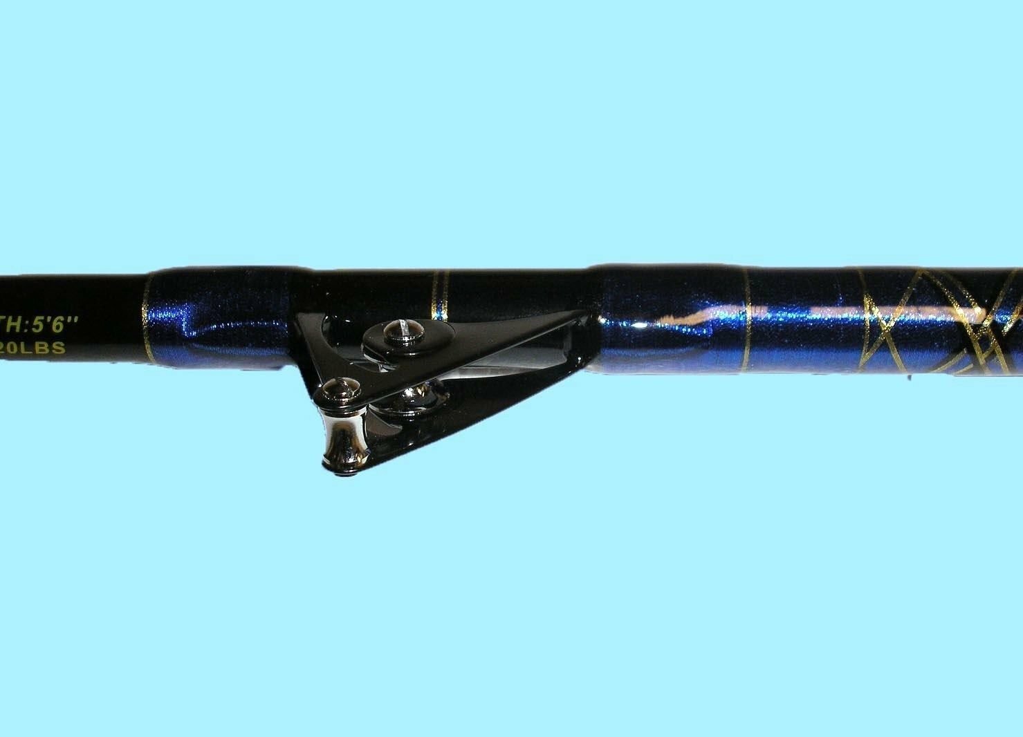 SALTWATER FISHING RODS 50-80LB(4 PACK) RODS FOR OKIAYA, PENN, SHIMANO REELS 6ft