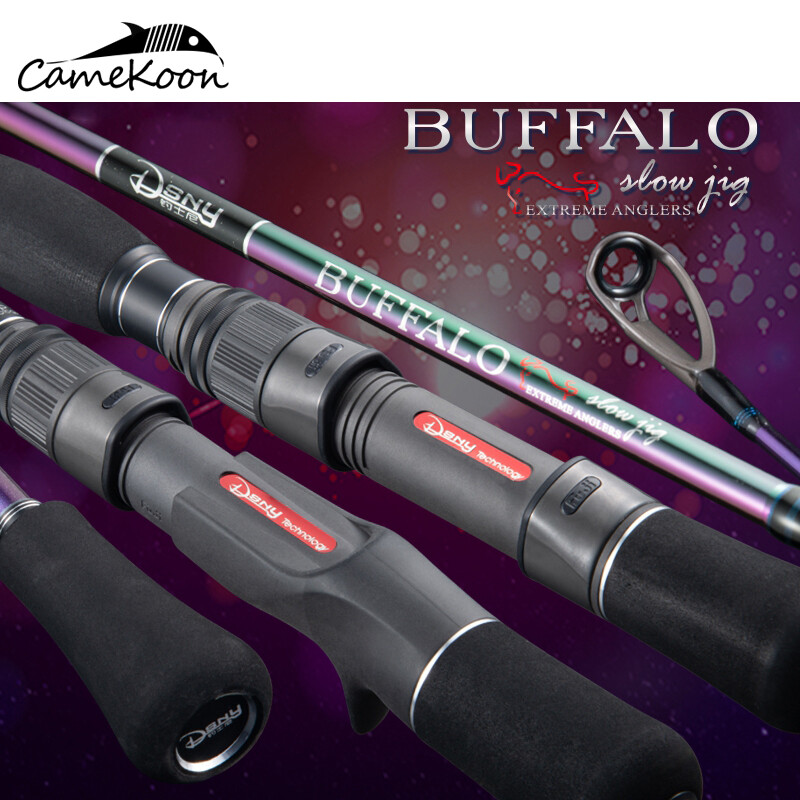 CAMEKOON M ML Power Saltwater Boat Ultralight High Carbon Slow Pitch Jigging Rod