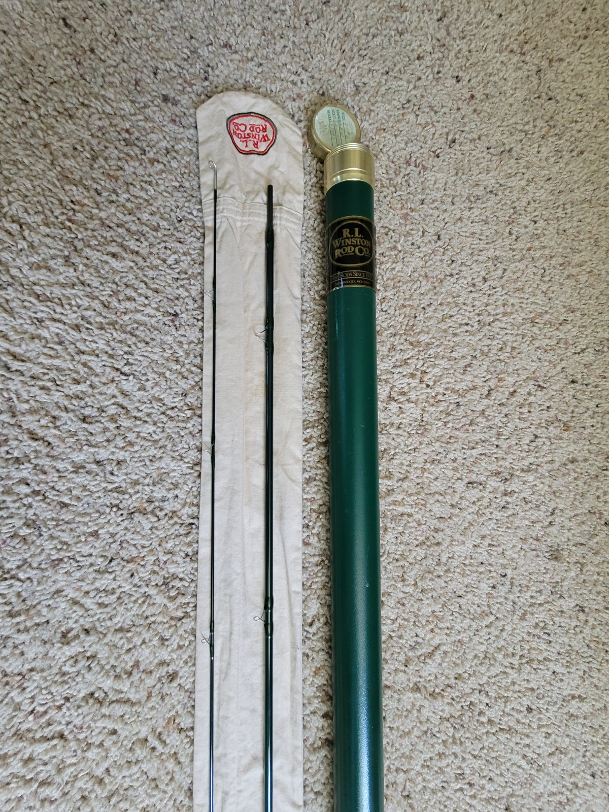 R.L. Winston Rod IM6 9′ 6wt 2pc Fly Rod Good Condition