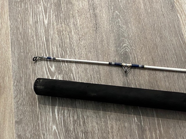 Okuma Tundra TU-902-65 9′ 2 Pc Surf Spinning Rod 20-50 lb Line 3/4-2-1/2 oz. Wt.