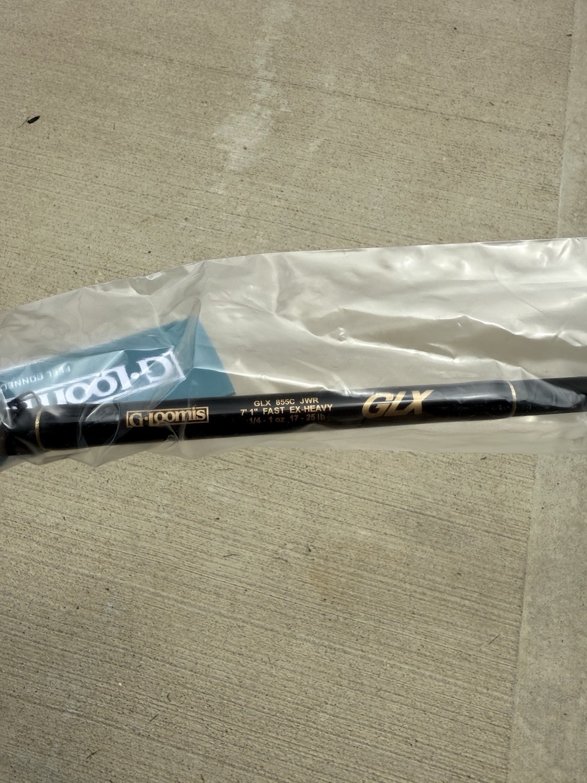 New G.loomis GLX 855c JWR Casting Rod 7’1 EX- Heavy Bass Rod Msrp- $550