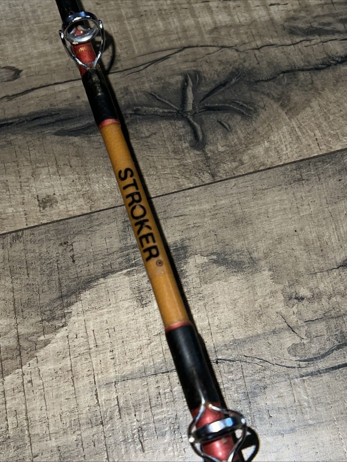 Sabre Classic Stroker 1pc 1661c 6’ Fishing Rod 30-80lb Test, Missing One Guide