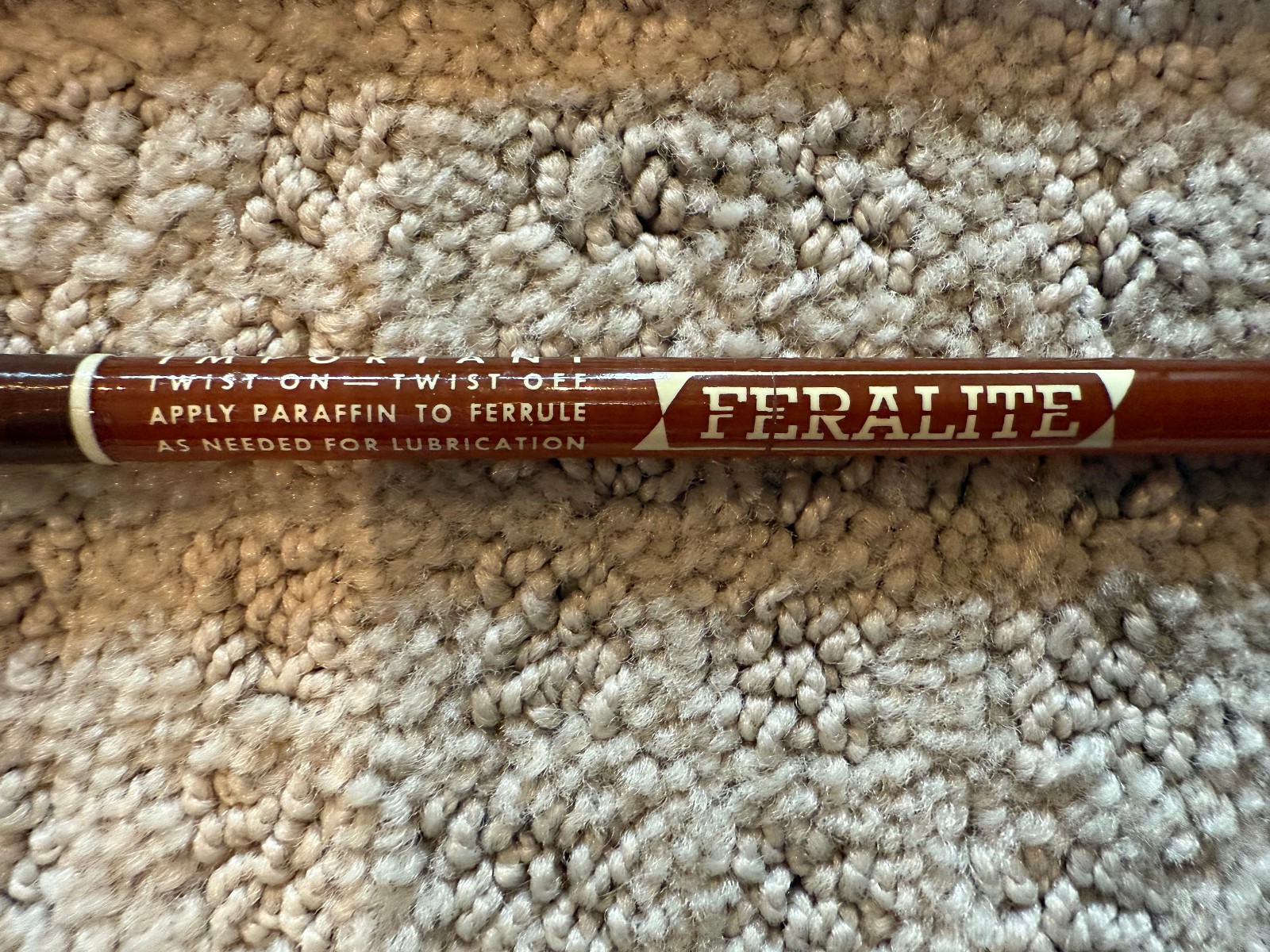 Early Fenwick Ferralite FF70-4 Fly Rod – 6wt 7′ With Original Sock & Tube