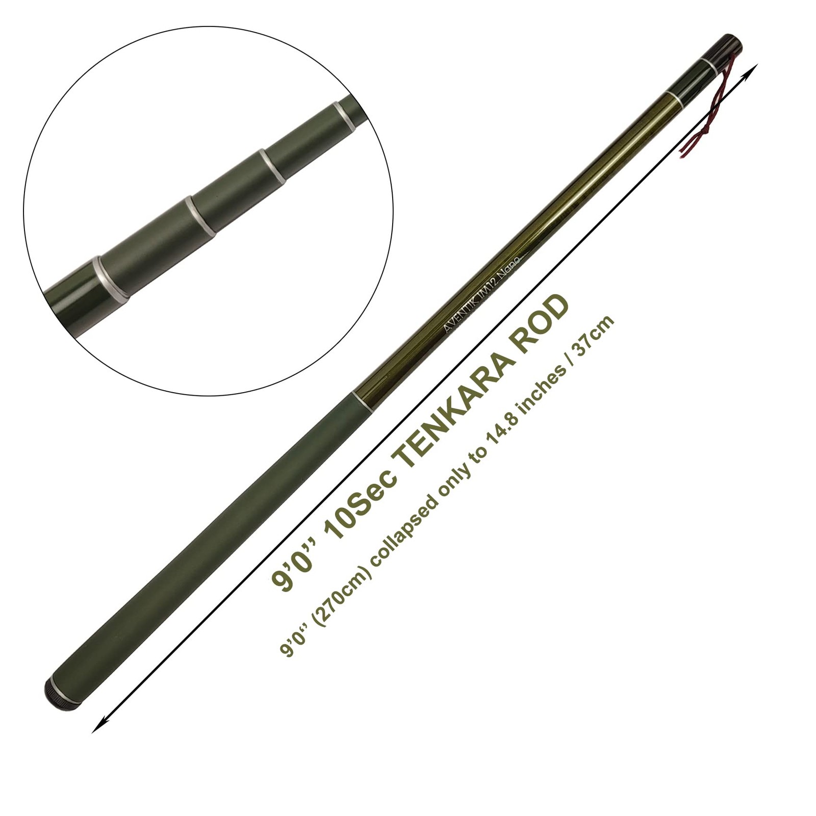 Eupheng Aventik Im12 Nano Tenkara Rod – 64 Action Mini Sizes And Quality Carbon