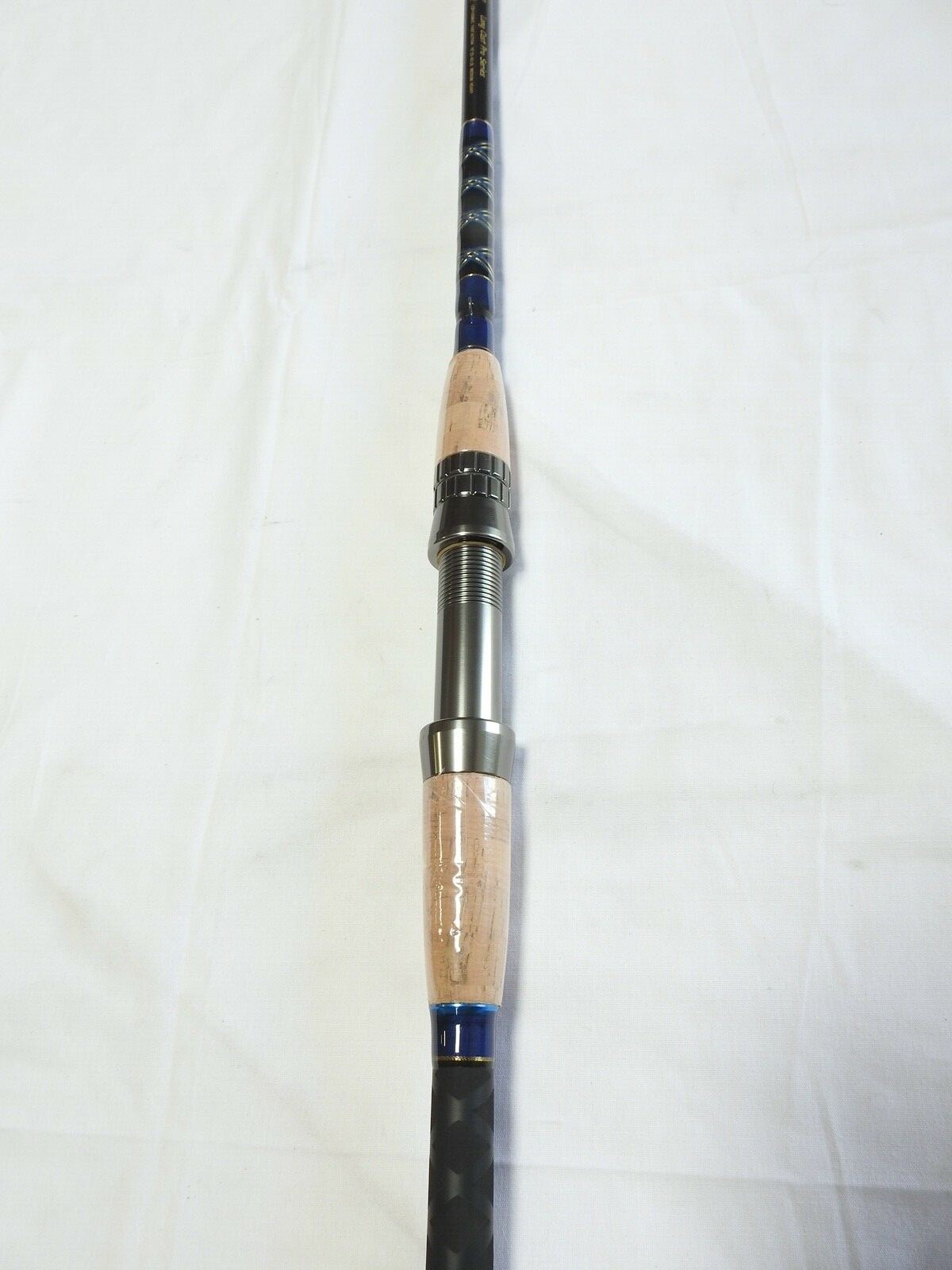 Pro Catfish Rod Long Casting 11′ 2PC Metal Reel Seat Cork Handle Glow Tip
