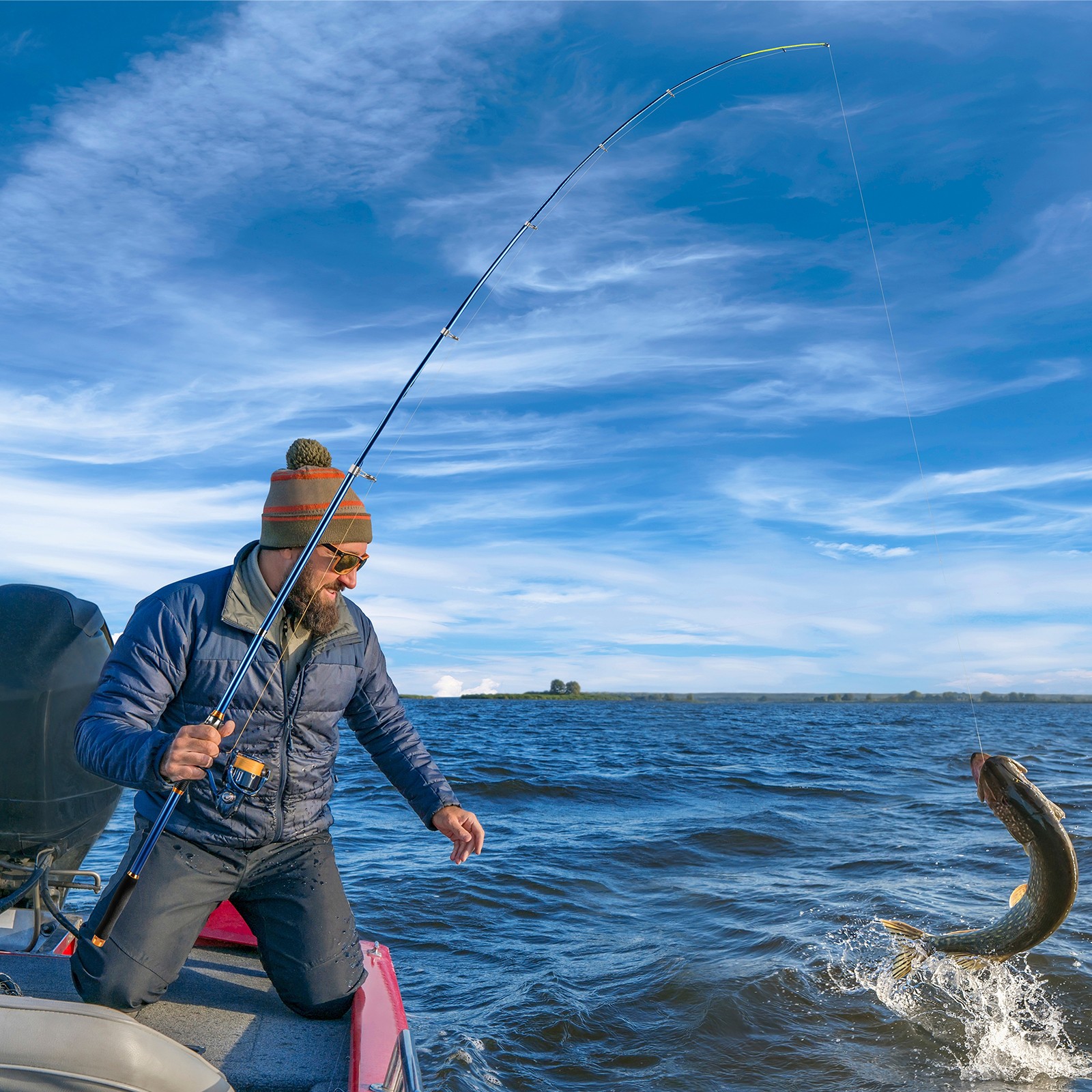 Retractable Fishing Rod Ultra-Light Carbon Fiber, Portable, Adjustable Length
