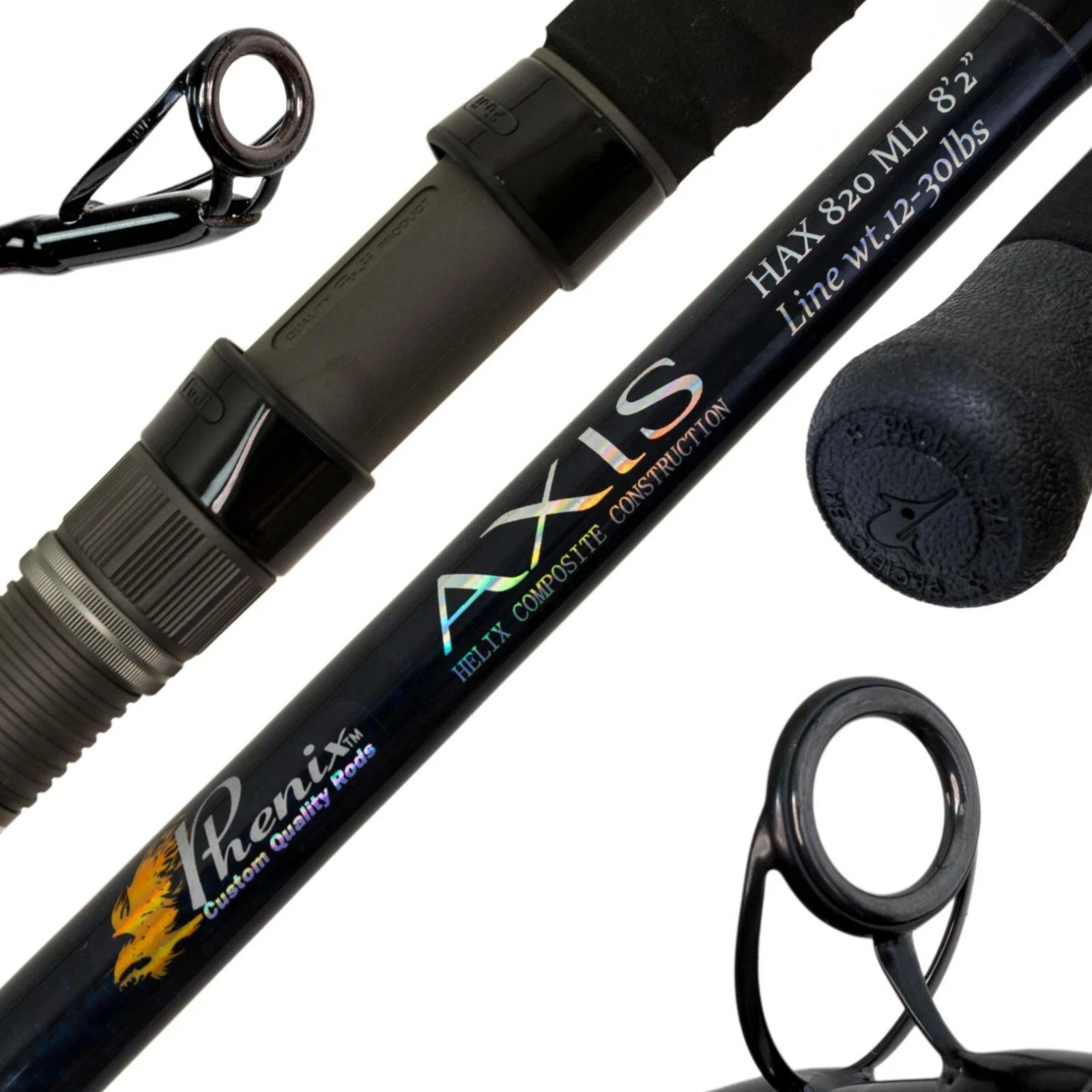 Phenix Axis Conventional Rod HAX-720X3H 7’2″ Mod-Fast 60-130#