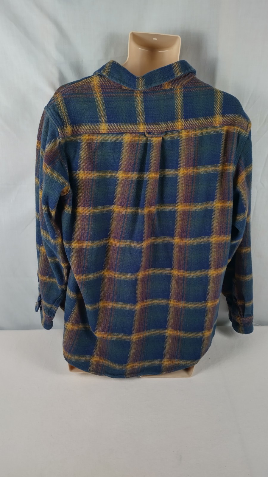 Orvis Men’s Size XL Outdoor Cabin Wear Flannel Long Sleeve Thick Double Knit