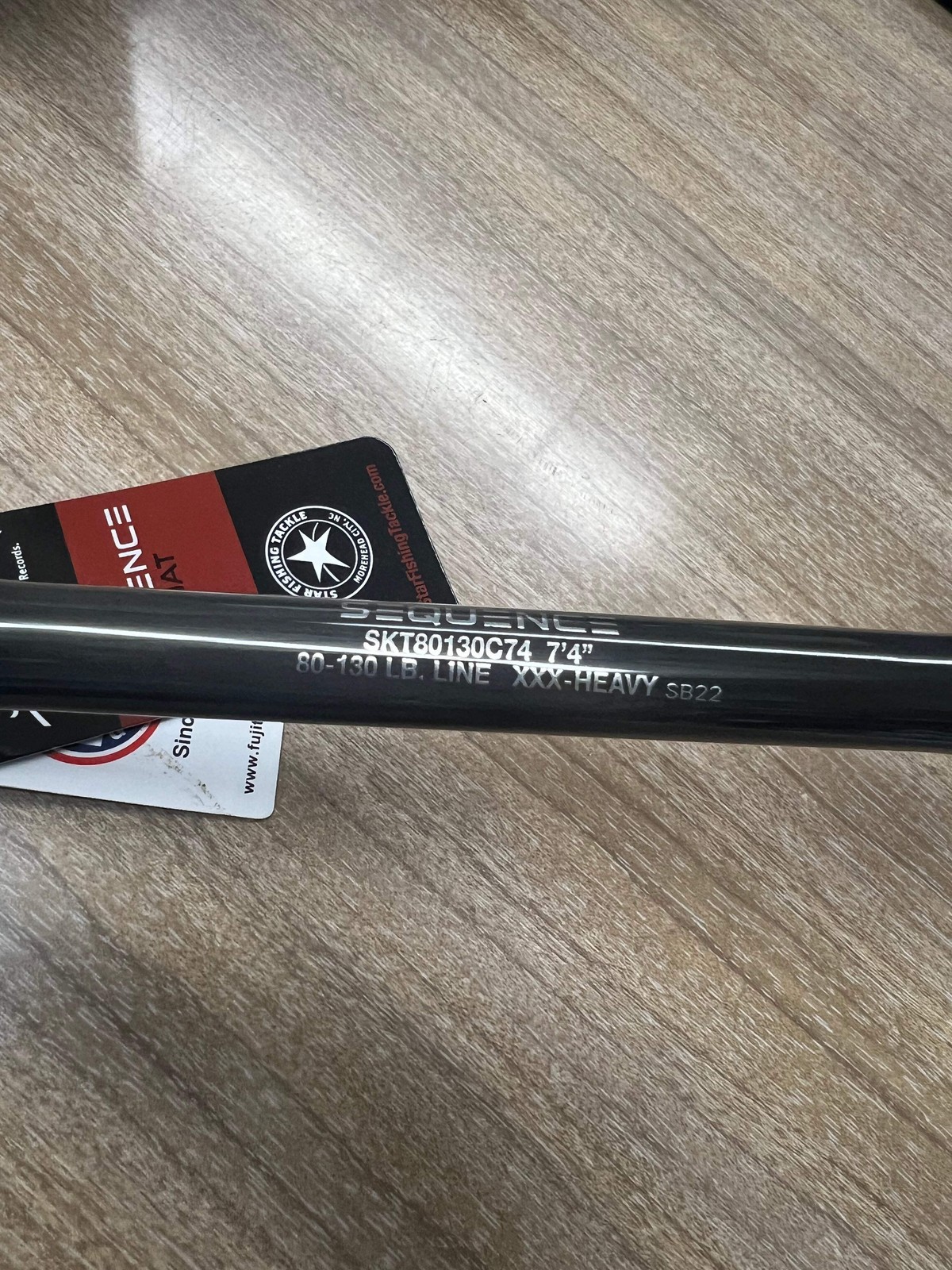 Star Rods Sequence SKT80130C74 Boat Rail Rod Conventional 7’4 80-130LB XXXH
