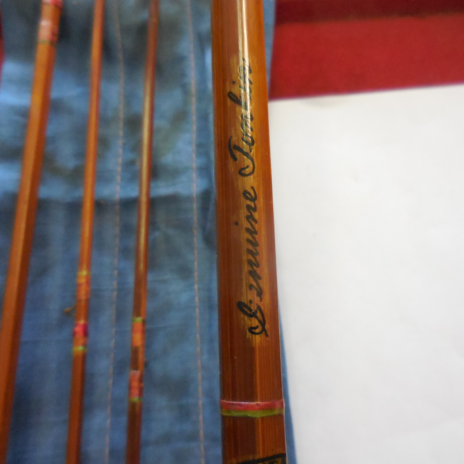 MONTAGUE FLY ROD FLASH 8 1/2ft BAMBOO 3 JOINTS MED EXT TIP Mint