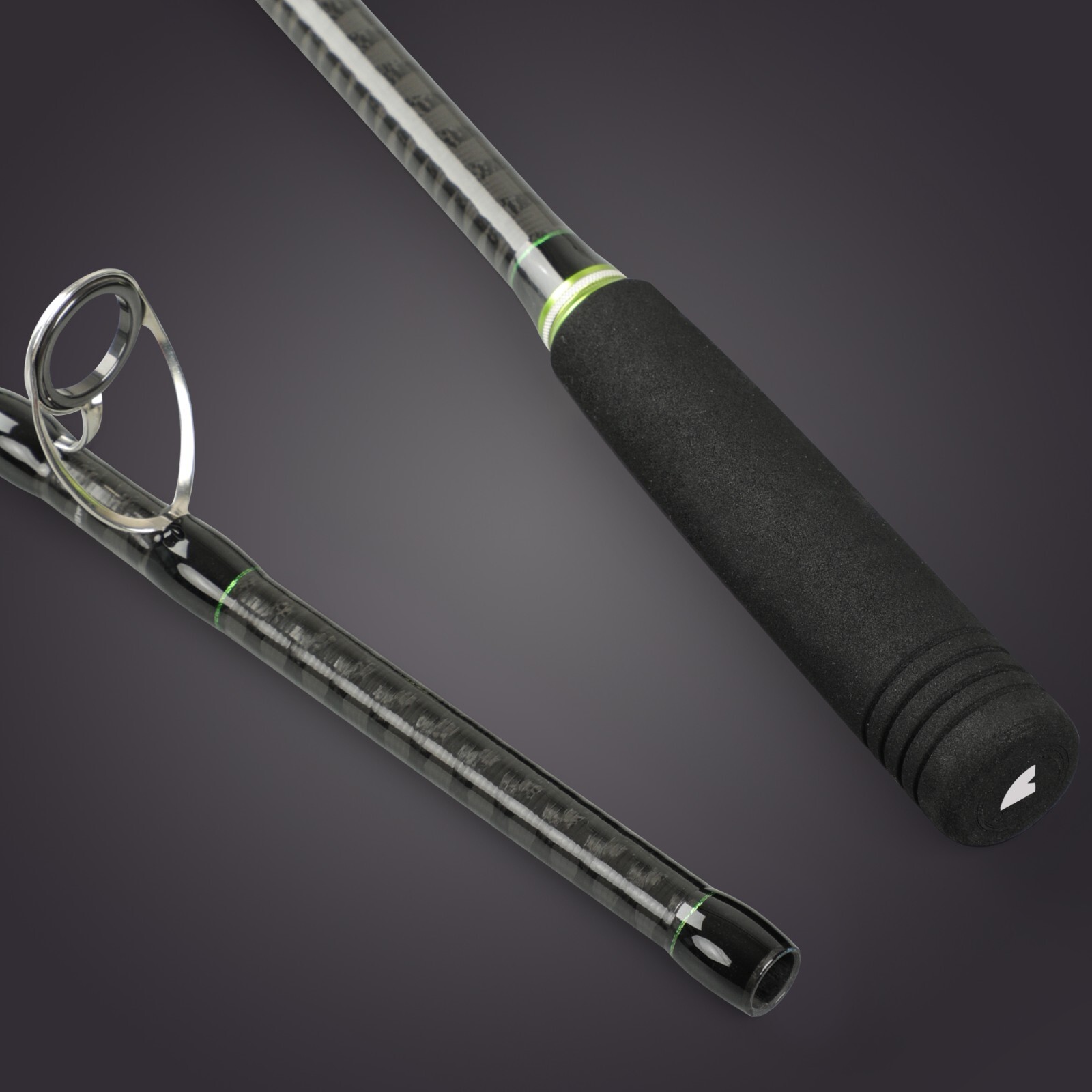 SHARHUK inshore spinning fishing rod Medium Heavy/ Heavy 2 piece 8ft Fast Action