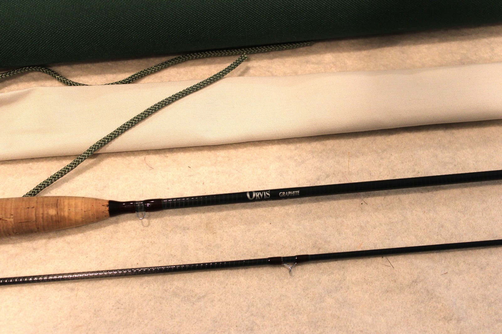 ORVIS “SUPERFINE” GRAPHITE ROD 7’9”, 2wt LINE