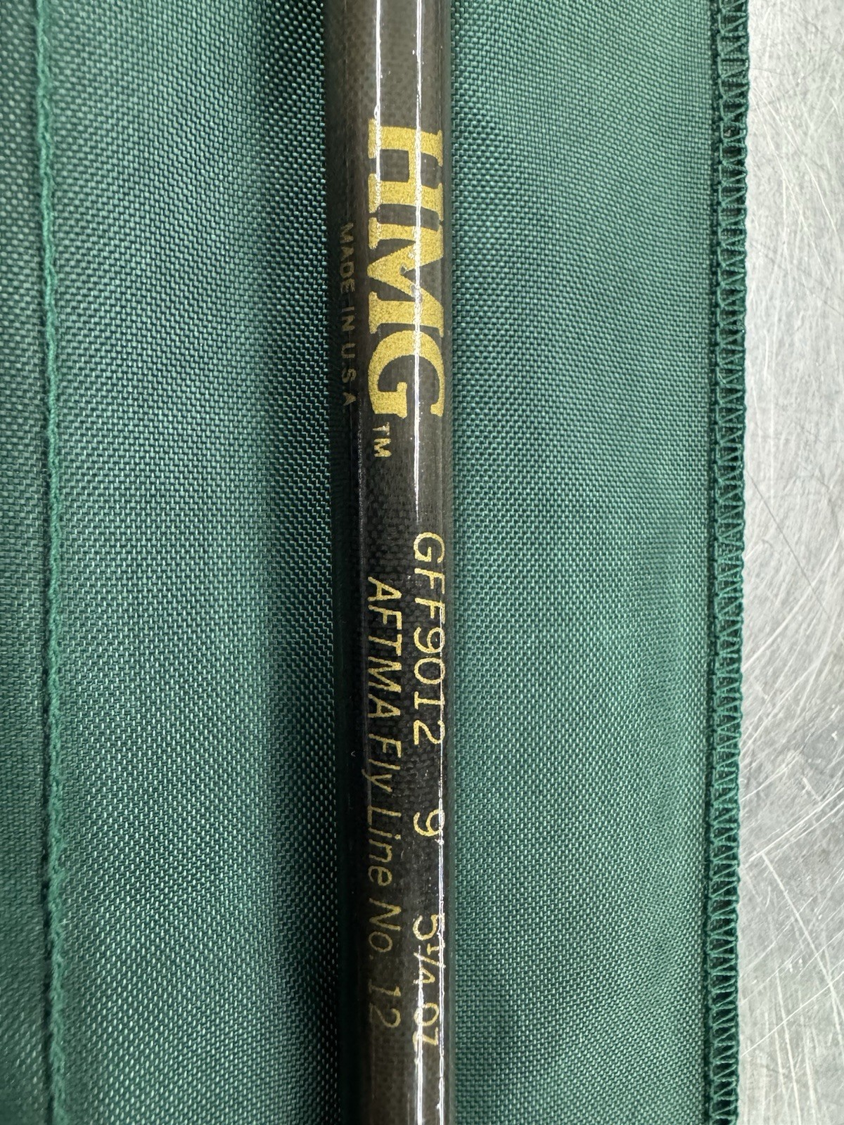 VINTAGE FENWICK USA HMG SERIES GFF9012 2 PIECE FISHING ROD 1975-76 NO.12