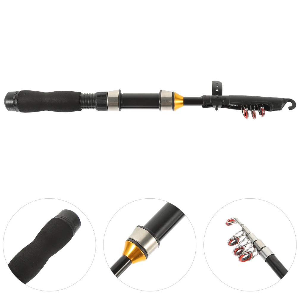 Portable Mini Telescopic Fishing Rod Telescopic Casting and Spinning Fishing Rod