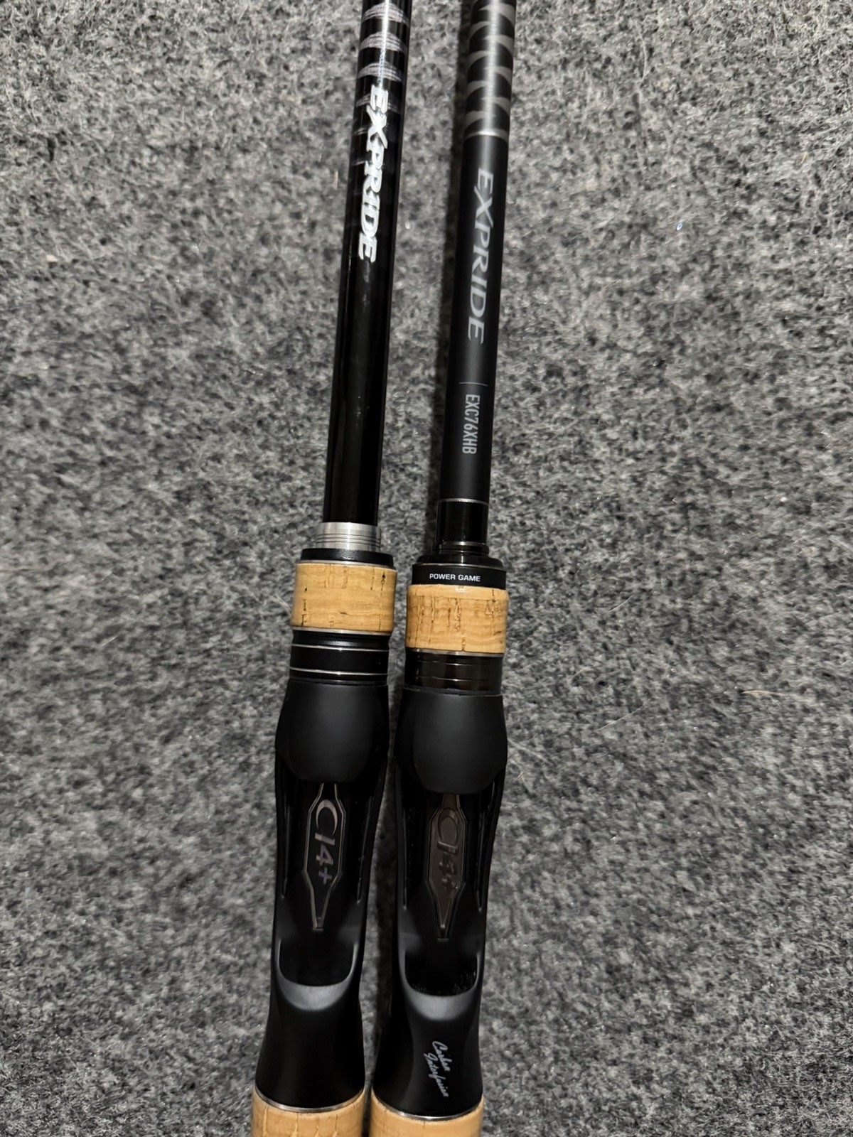 Lot Of 2 – Shimano Expride Casting Rod 7’ 6” Extra Heavy B + 7’ 7” Heavy A Model