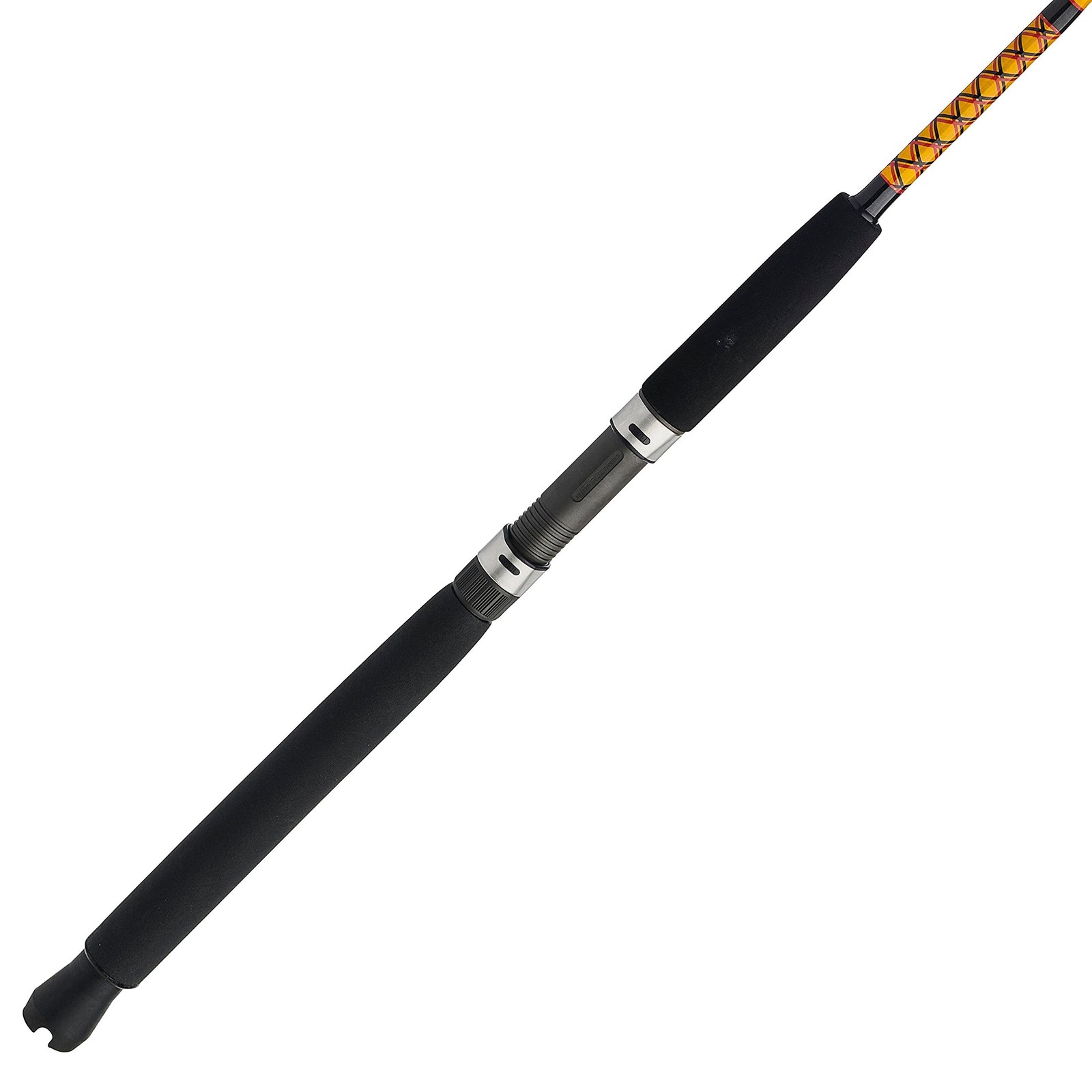 Ugly Stik Bigwater Conventional Fishing Rod Black/Red/Yellow 9 – Light – 6-20Lb