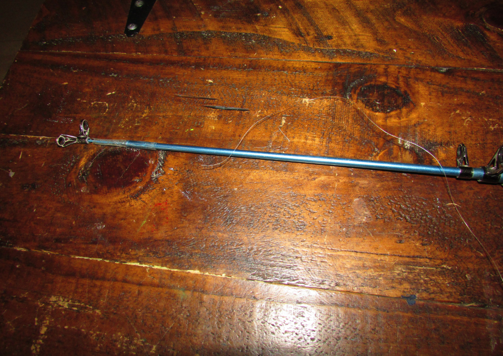 PLUSINNO 150 Blue Black Spin Cast Fishing Rod FOR PARTS