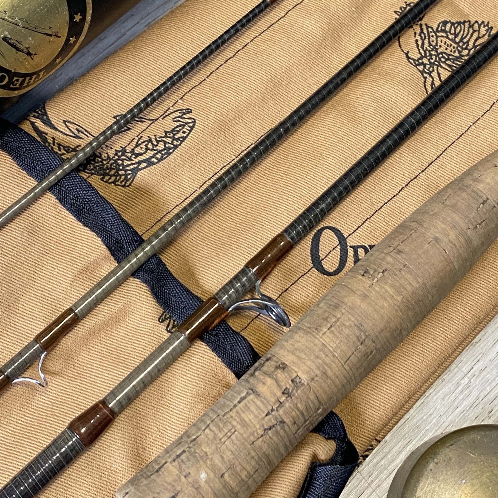 Orvis Tight Loop Fly rod 8ft #4 Line 4pc w/Tube Case Sock